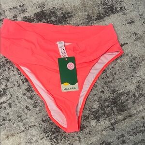 HALARA Bright Coral Bikini Bottoms